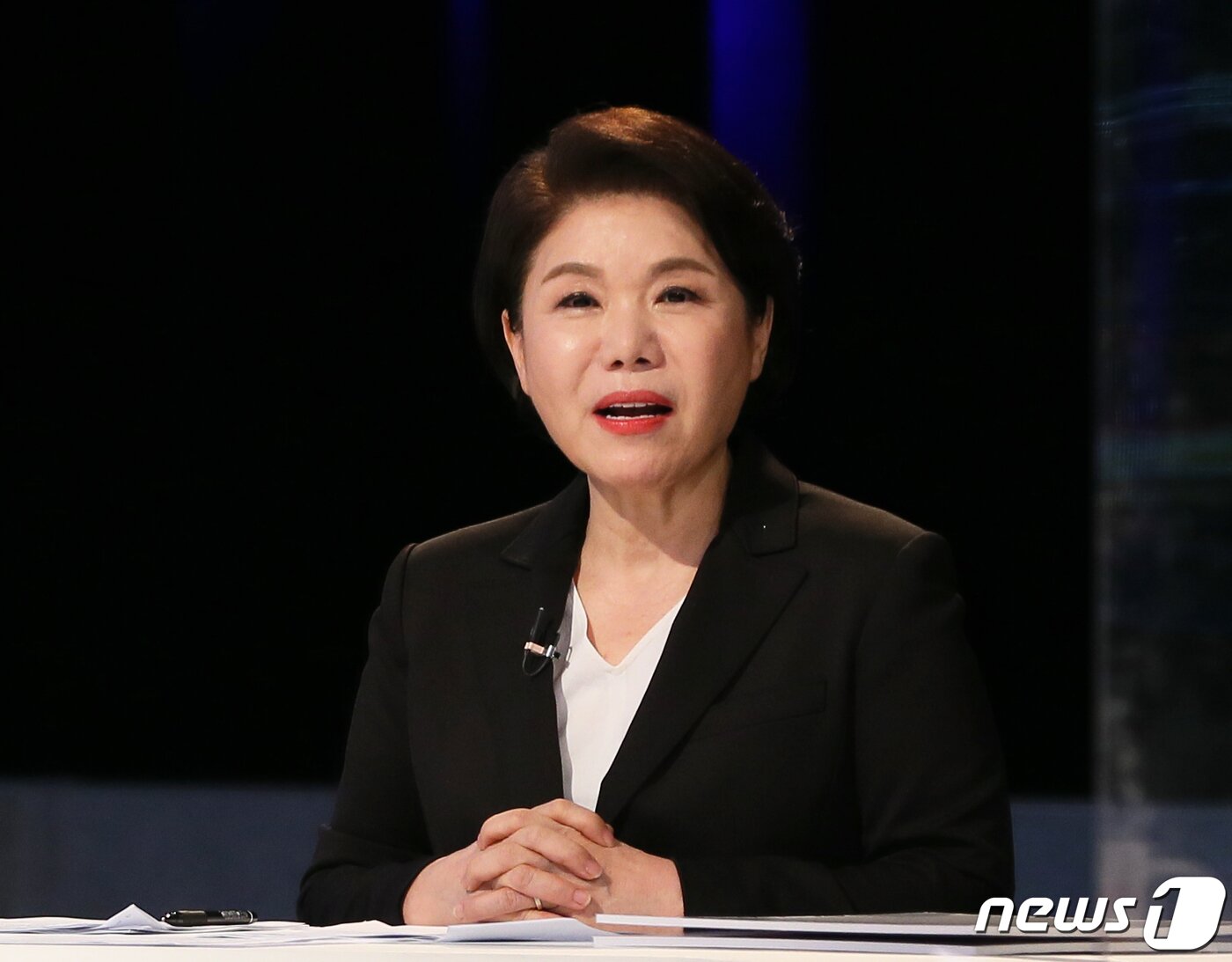 본문 이미지 - 조은희 서초구청장이 국민의힘 서울시장 보궐선거 후보 경선에 참여했을 때의 모습. 2021.2.22/뉴스1 ⓒ News1 국회사진기자단