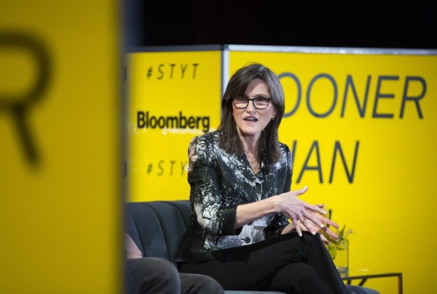 본문 이미지 - 캐시 우드 대표 - 블룸버그 갈무리