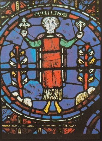 본문 이미지 - 생드니 성당의 스테인드글라스 / 사진출처 = 블루, 색의 역사