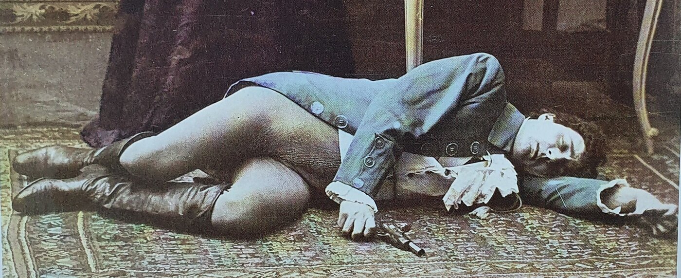 본문 이미지 - 쓰러진 베르테르 / 사진출처 = 블루, 색의 역사