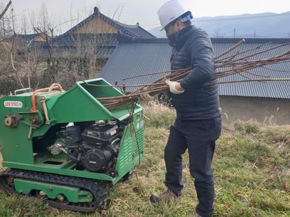 "영농부산물 처리 걱정 뚝"…옥천군 무료 파쇄 지원