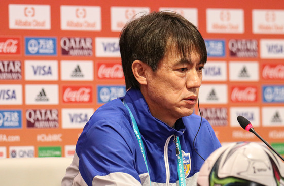 Ulsan coach Hong Myung-bo ahead of the 5th-6th place in the Club World Cup