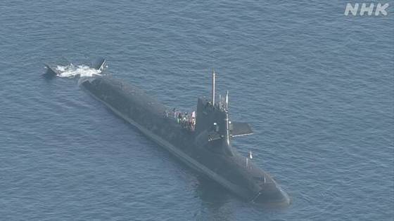 일본 해양 자위대 잠수함 ‘신고 지연’논란