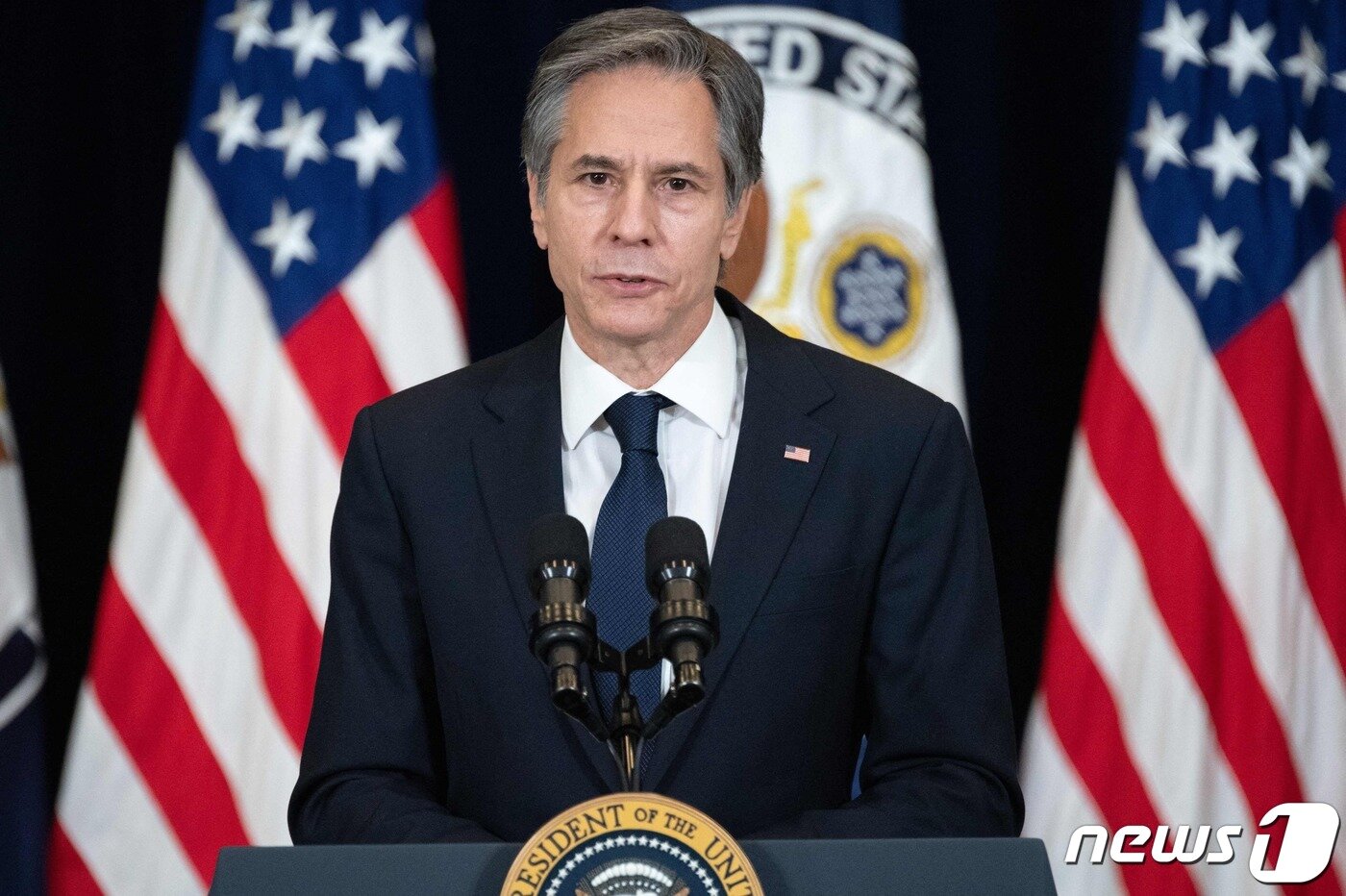 본문 이미지 - 토니 블링컨 미국 국무부 장관의 모습 ⓒ AFP=뉴스1