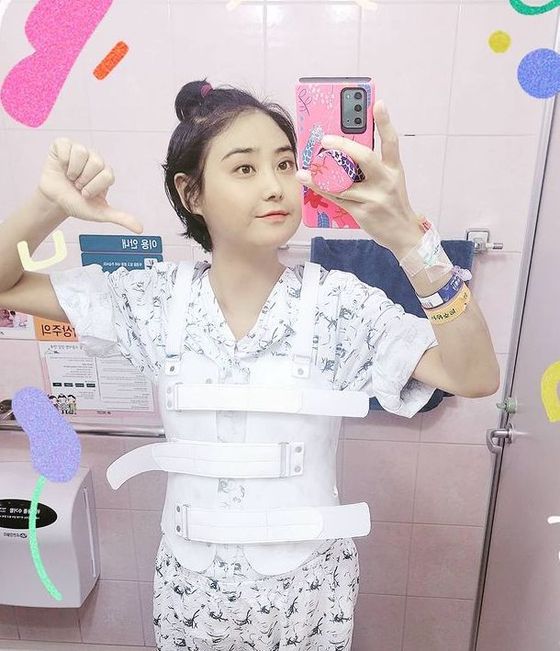 ‘Hepatic Failure Fighting’ Yunju, even thoracic vertebrae fracture, “because there is only lying down,”