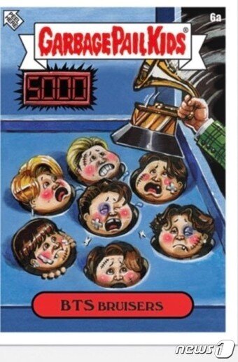 본문 이미지 - 인종차별적으로 그려진 방탄소년단(BTS) 스티커-톱스 홈페이지 갈무리