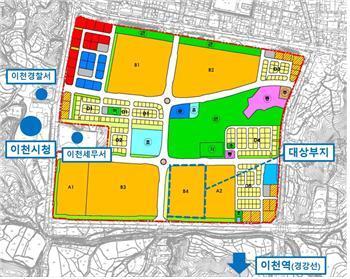 본문 이미지 - 이천중리 B4 사업지. 국토교통부 제공. /뉴스1