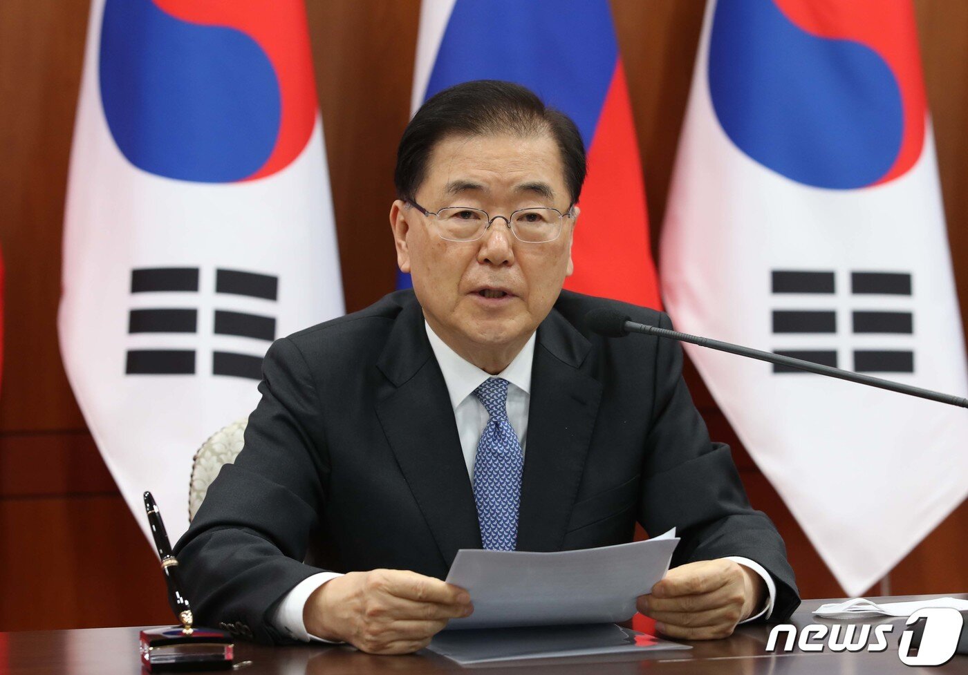 본문 이미지 - 정의용 외교부 장관 2021.3.25/뉴스1 ⓒ News1 사진공동취재단