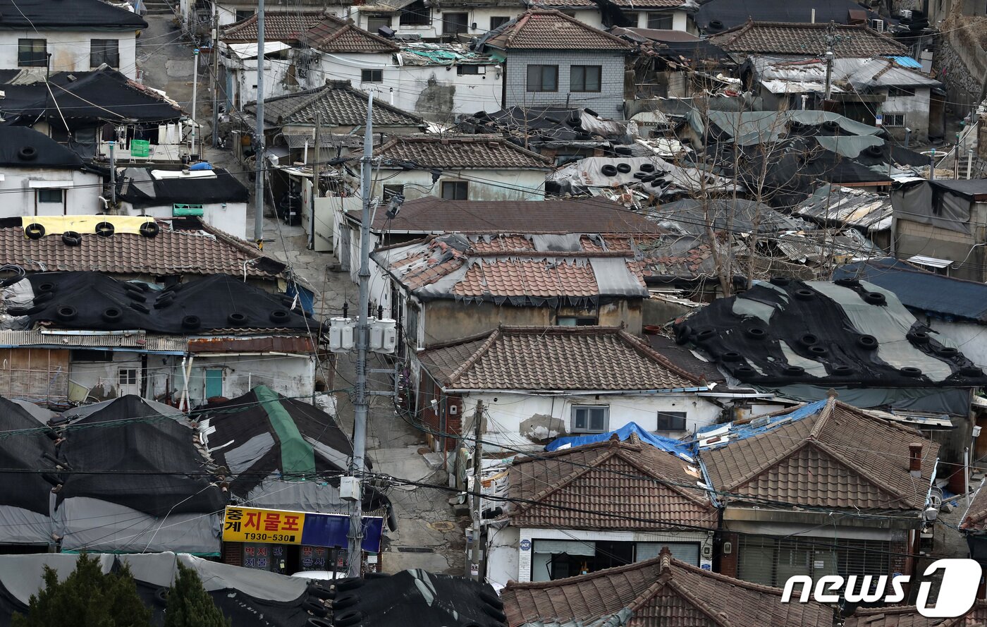 본문 이미지 - 서울 노원구 중계동 백사마을. ⓒ News1 이동해 기자