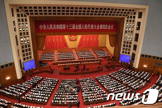 China overwhelmingly passed the’Hong Kong electoral reform bill’…  Only one person’abstention’ (complementary)