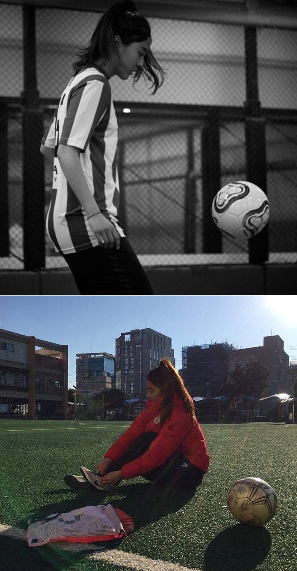 본문 이미지 - 전 축구선수 강수진 인스타그램 갈무리 ⓒ 뉴스1