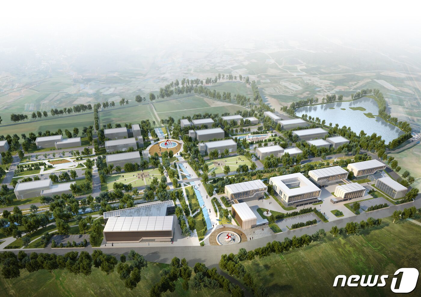 본문 이미지 - 완도 해조류 특화 해양바이오 연구단지 조성 조감도 ⓒ News1