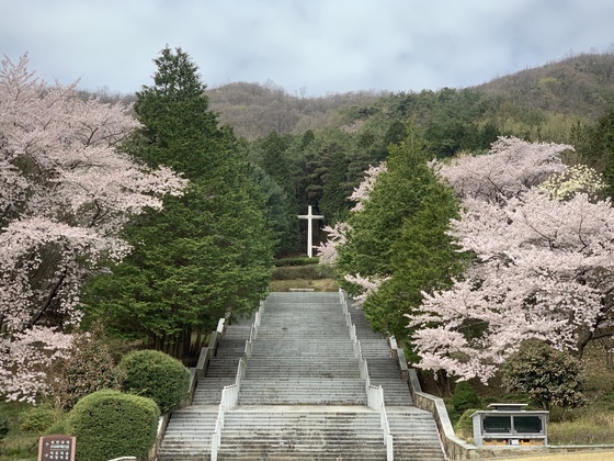 깊은 산 속에 자리한 천호성지. 150여 년의 한국 천주교 순교 역사를 만나볼 수 있는 성지다.© 뉴스1