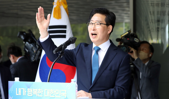 양승조 "통일교 한학자 만난 적 있지만 행사 차원…특별 관계 없어"