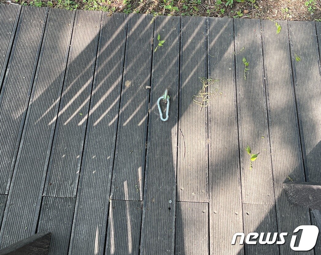 본문 이미지 - 반려견 동반 식당에는 각 테이블 옆에 반려견의 목줄을 거는 곳이 있다. ⓒ 뉴스1