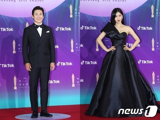 본문 이미지 - 배우 신하균(왼쪽)과 김소연 / 사진제공=백상예술대상 사무국 ⓒ 뉴스1ⓒ 뉴스1
