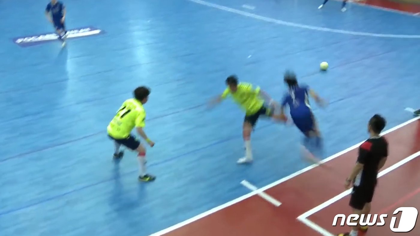 본문 이미지 - 한국풋살연맹 중계 화면 캡처 ⓒ 뉴스1