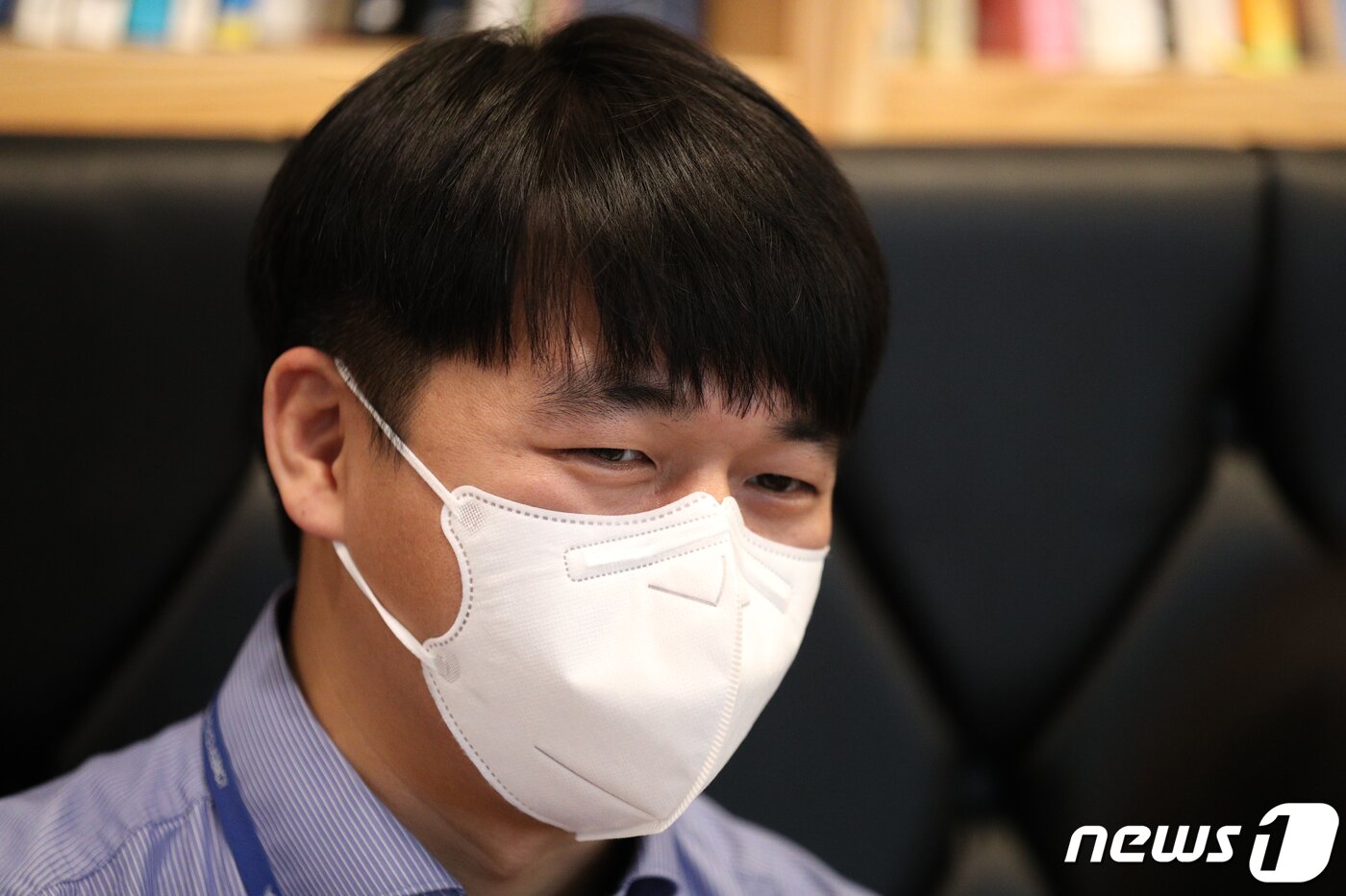 본문 이미지 - 조재영 경찰청 국가수사본부 사이버범죄수사관이 24일 서울 서대문구 경찰청에서 뉴스1과 인터뷰를 하고 있다. 2021.5.24/뉴스1 ⓒ News1 성동훈 기자