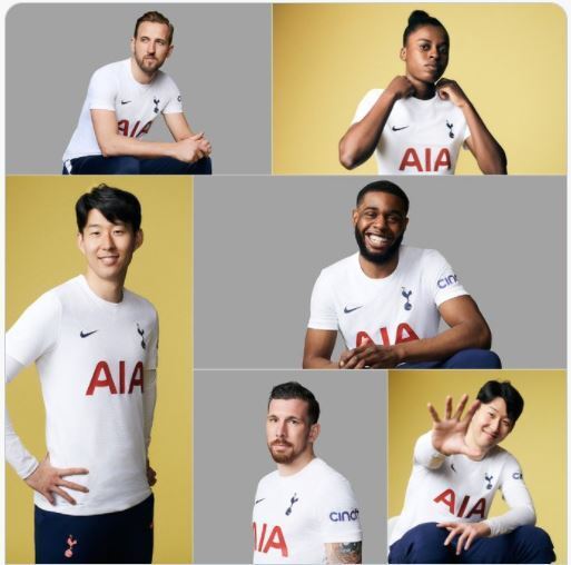 본문 이미지 - 토트넘이 2021-22시즌 착용할 새 유니폼. (토트넘 구단 SNS) ⓒ 뉴스1