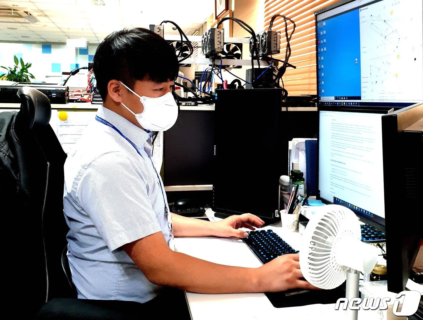 본문 이미지 - 경찰청 국가수사본부에서 근무 중인 조재영 수사관(조 수사관 제공)ⓒ 뉴스1