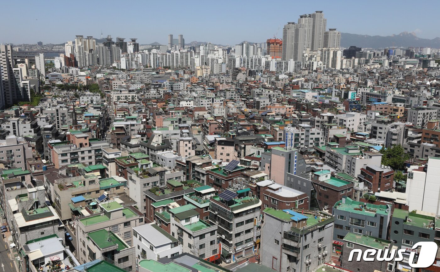 본문 이미지 - 서울 광진구 일대 빌라촌 모습. ⓒ 뉴스1 송원영 기자