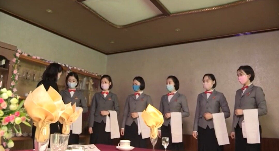 본문 이미지 - 북한 평양상업봉사대학. (출처=북한 선전매체 우리민족끼리TV) ⓒ 뉴스1
