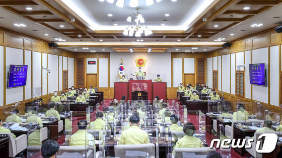 대구시의회 본회의장 모습.(대구시의회 제공)© 뉴스1