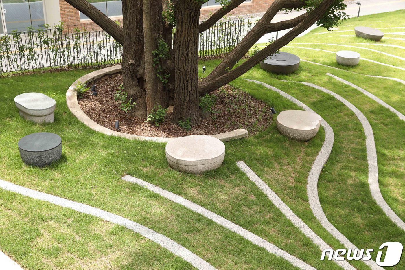 본문 이미지 - 이재순 작가의 '화합1, 화합2'ⓒ 뉴스1