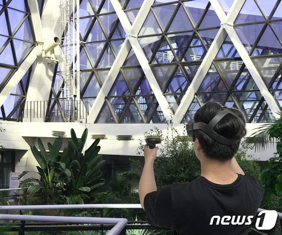VR(가상현실) 연출사례.(고려대 제공)/뉴스1 © 뉴스1