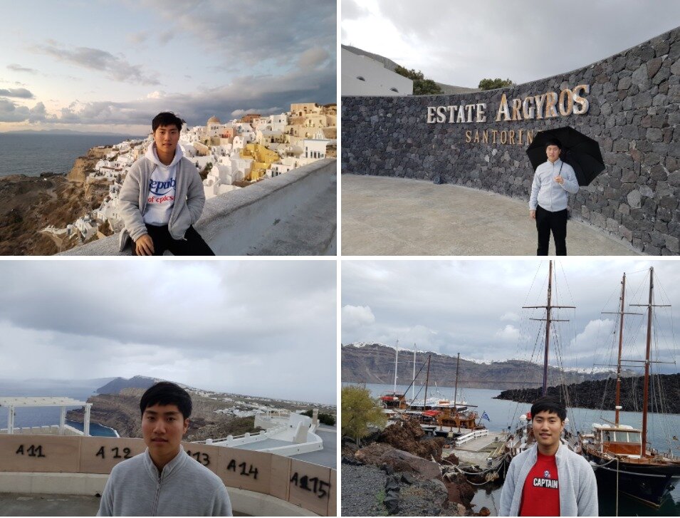 본문 이미지 - 고 손정민씨의 부친 손현씨는 2일 아들이 그리스 산토리니를 여행할 때 찍은 사진을 블로그에 공개하면서  '아들이 너무 보고 싶다'며 그리움을 감추지 못했다. (블로그 갈무리) ⓒ 뉴스1