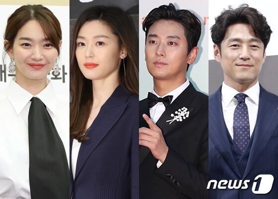 본문 이미지 - (왼쪽부터) 신민아, 전지현, 주지훈, 지진희 ⓒ 뉴스1