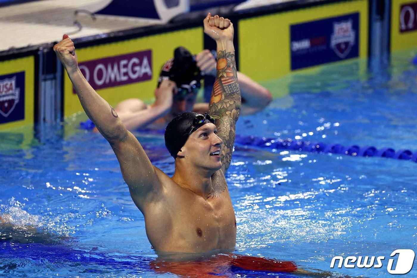 본문 이미지 - 미국 수영 국가대표 카엘렙 드레셀. ⓒ AFP=뉴스1
