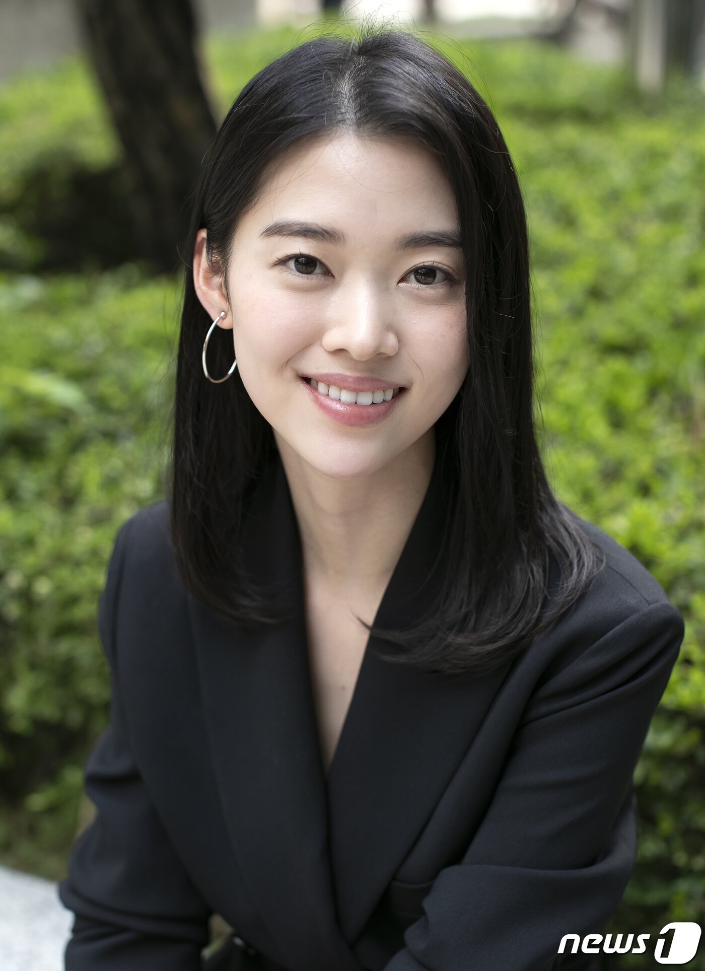 본문 이미지 - 배우 정이서가 서울 종로구 뉴스1본사에서 열린 인터뷰에 앞서 포즈를 취하고 있다. /뉴스1 ⓒ News1 김진환 기자