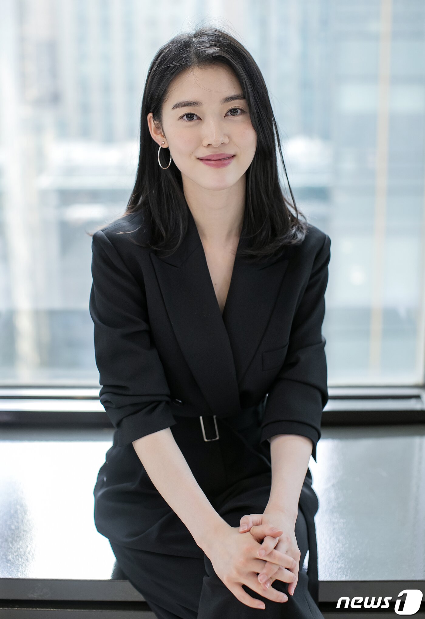 본문 이미지 - 배우 정이서가 서울 종로구 뉴스1본사에서 열린 인터뷰에 앞서 포즈를 취하고 있다. /뉴스1 ⓒ News1 김진환 기자