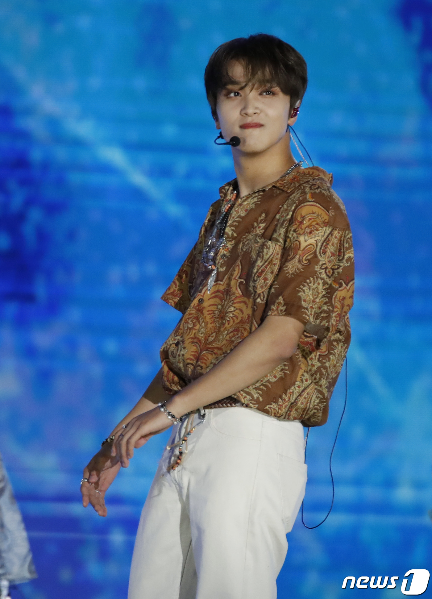 (서울=뉴스1) 권현진 기자 = NCT 드림 해찬이 26일 오후 서울 월드컵경기장에서 열린 ‘제27회 드림콘서트’에 출연해 화려한 공연을 선보이고 있다. 2021.6.26./뉴스1 …