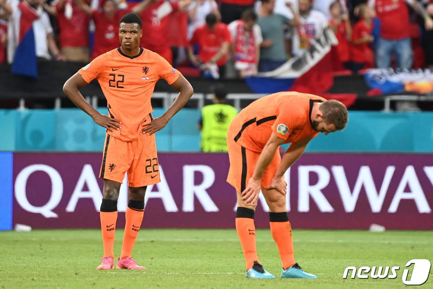 본문 이미지 - 네덜란드는 체코에 0-2로 패했다. ⓒ AFP=뉴스1