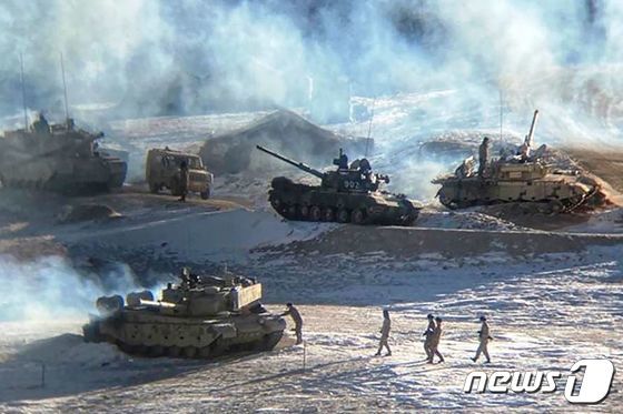 �ε��� �߱��� ��������� ���̴� ������� ���ũ ����. © AFP=����1 © News1 ������ ����