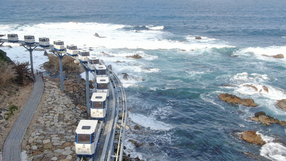 울진 죽변해안스카이레일 정기검사서 일부 부적합…운행 중지