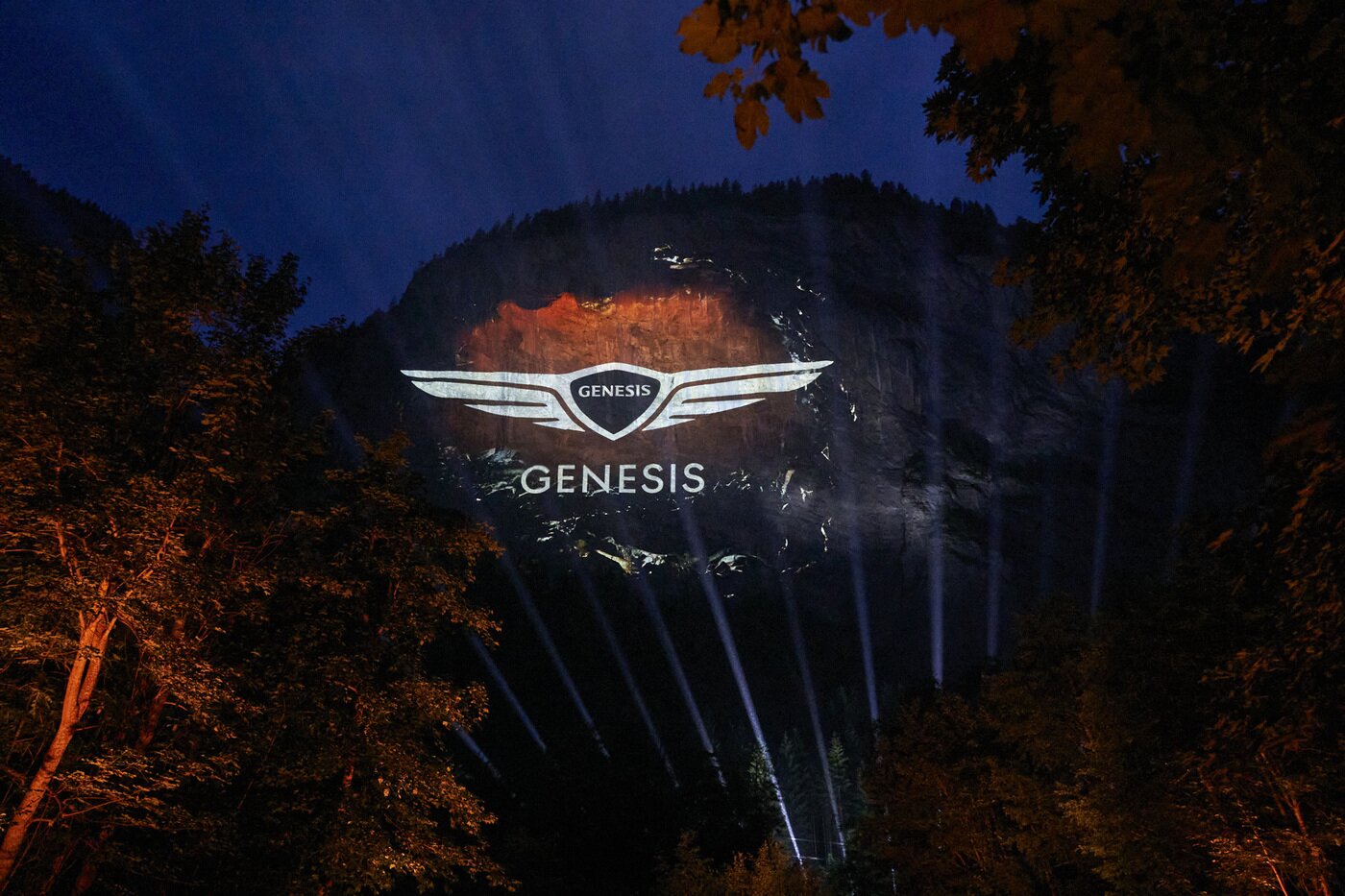 본문 이미지 - 제네시스 유럽 PR 스턴트 행사 ⓒ 뉴스1