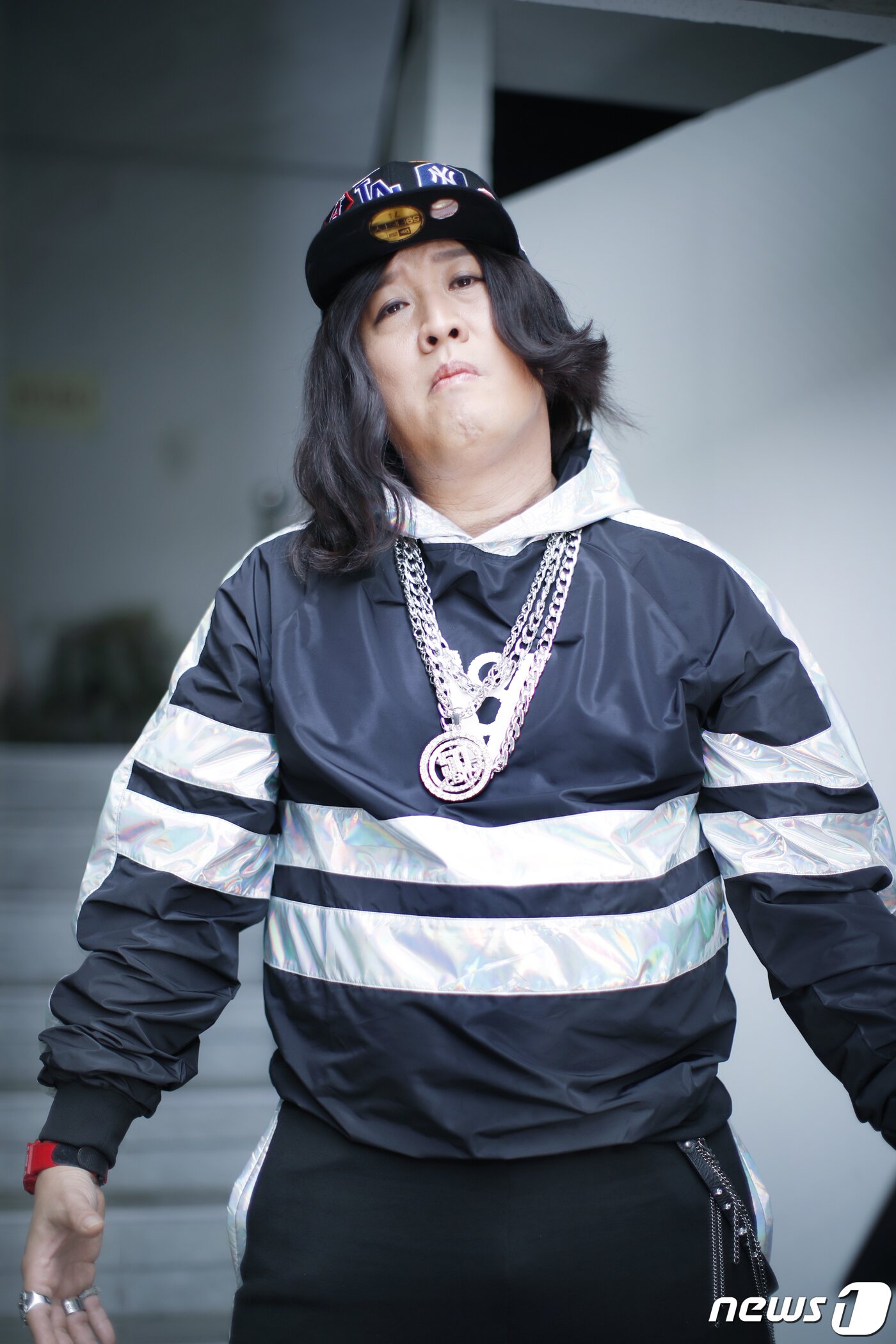 본문 이미지 - 서울 종로구 한 카페. 가수 MC민지(방송인 정준하) /뉴스1 ⓒ News1 권현진 기자