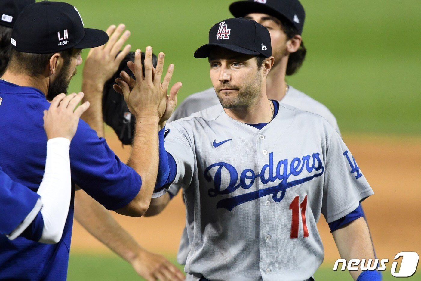 본문 이미지 - LA 다저스 AJ 폴락. ⓒ AFP=뉴스1 