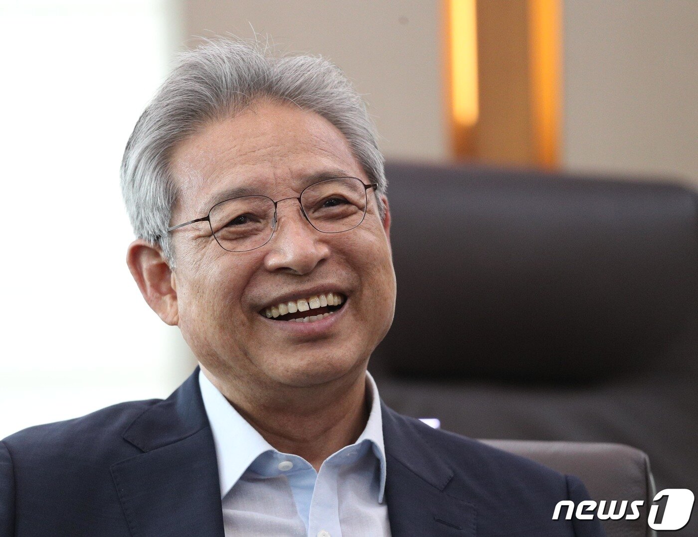 본문 이미지 - 이철 기독교대한감리회 감독회장이 13일 오후 서울 광화문 감리회관에서 뉴스1과 인터뷰를 하고 있다. 2021.7.13/뉴스1 ⓒ News1 신웅수 기자