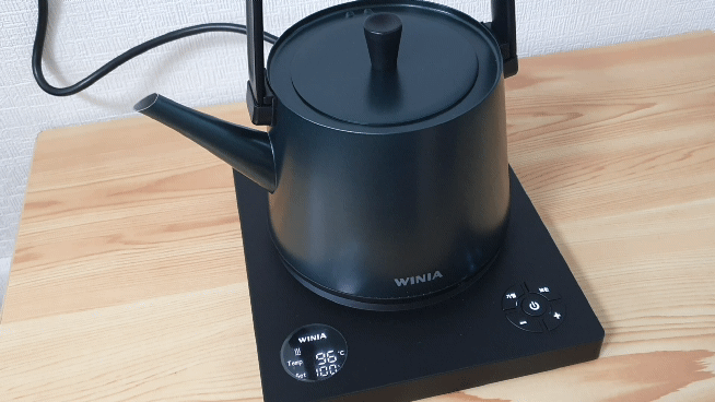 본문 이미지 - 위니아 전기주전자로 물을 끓일 때 디스플레이의 모습을 2배속 했다. ⓒ News1 정상훈 기자