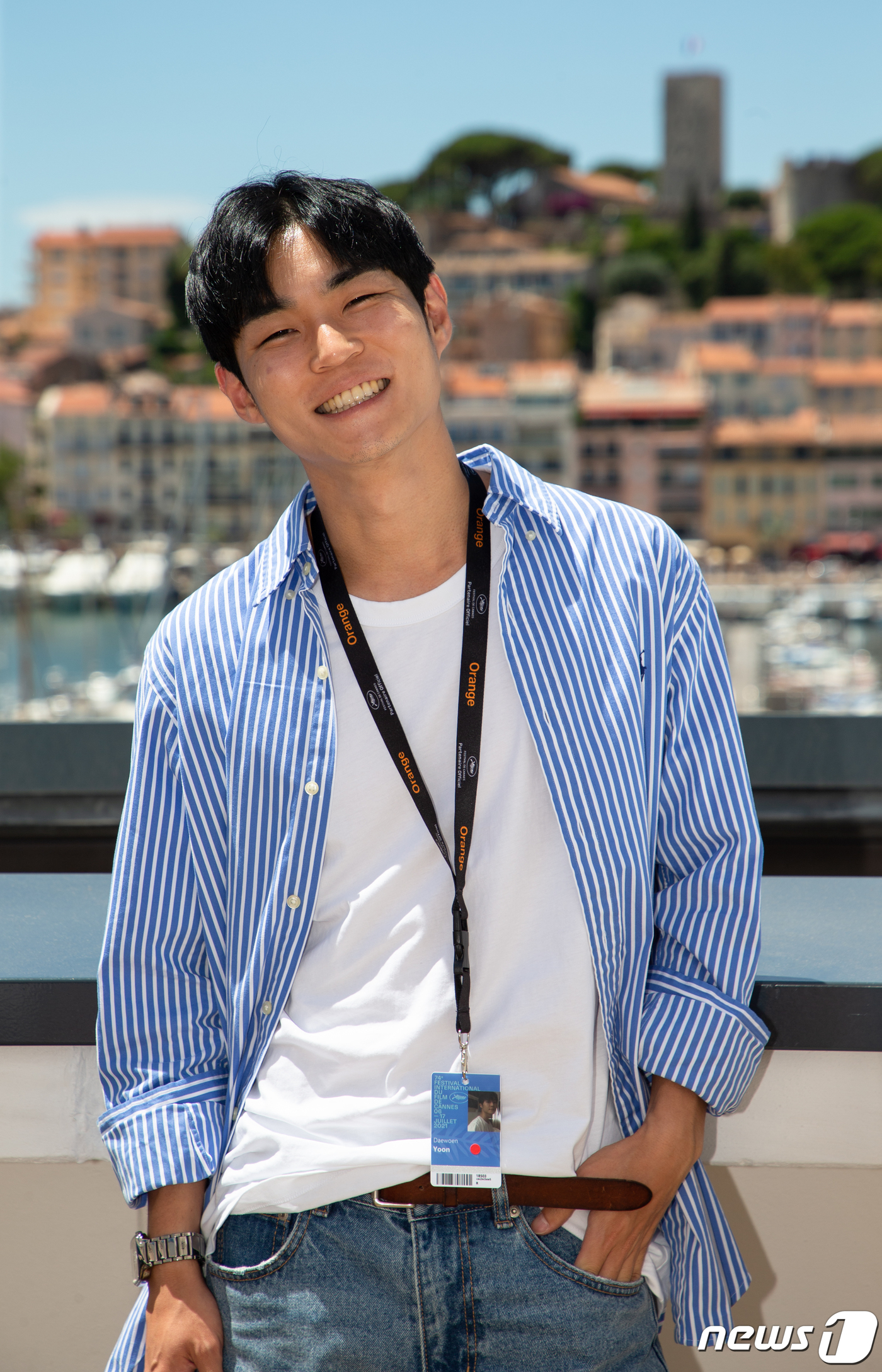 (칸=뉴스1) 이준성 프리랜서기자 = 14일(현지시간) 칸 국제영화제가 열리고 있는 프랑스 남부 휴양도시 칸 팔레 데 페스티발에서 시네파운데이션 부문 선정작 ‘매미’의 윤대원 감독 …