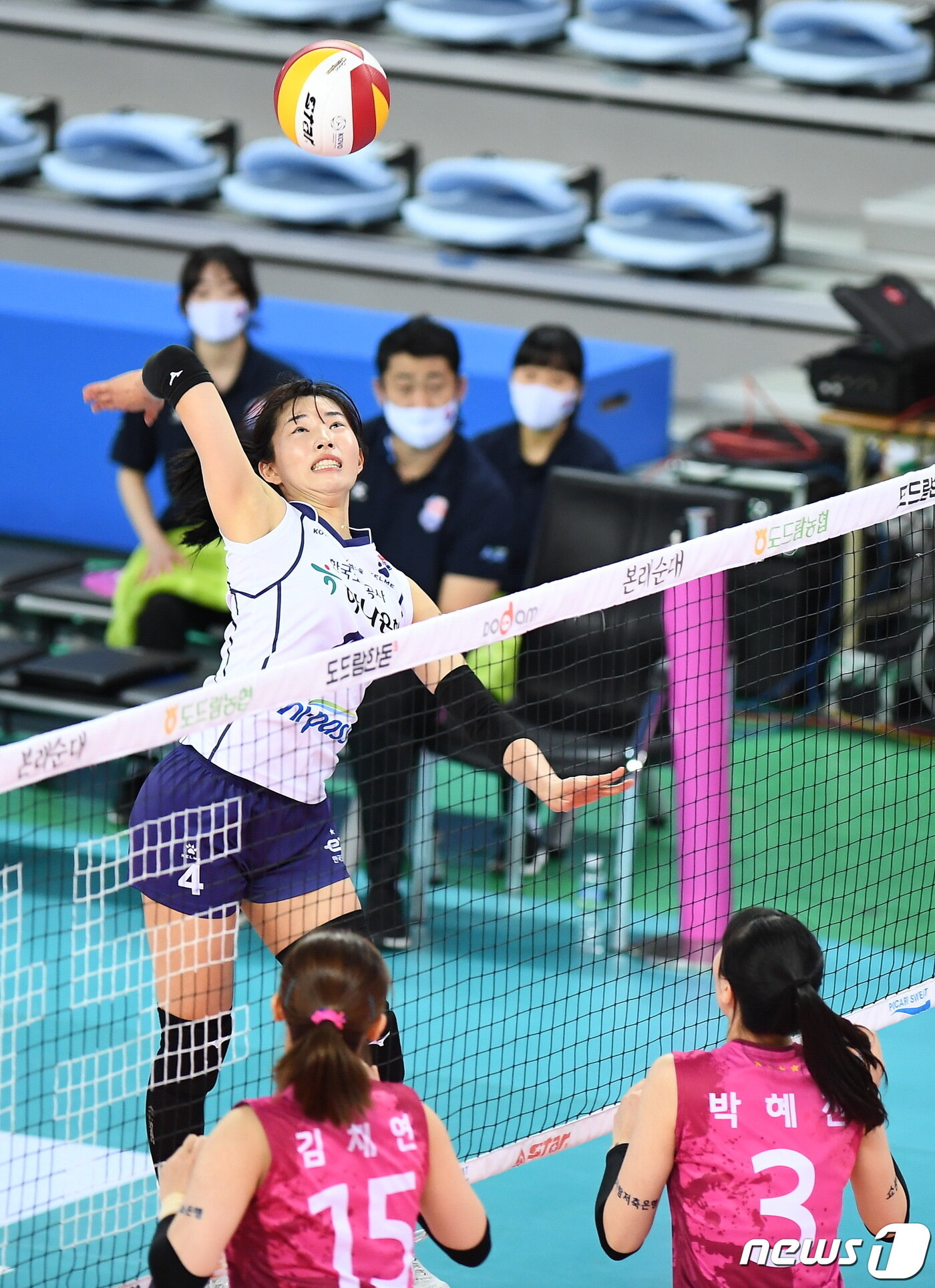 본문 이미지 - 도로공사 전새얀. (한국배구연맹 제공) ⓒ 뉴스1