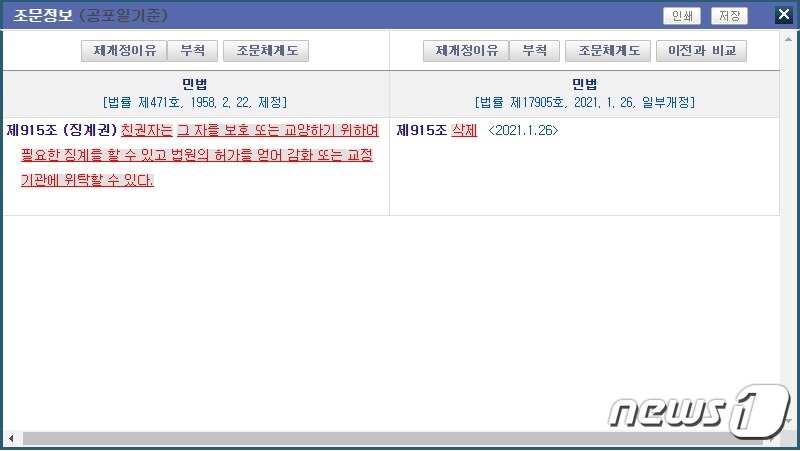 본문 이미지 - &#40;국가법령정보센터 갈무리&#41; 2021.07.02 /뉴스1