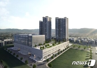 본문 이미지 - 유성복합터미널 조감도 (대전시 제공) ⓒ뉴스1