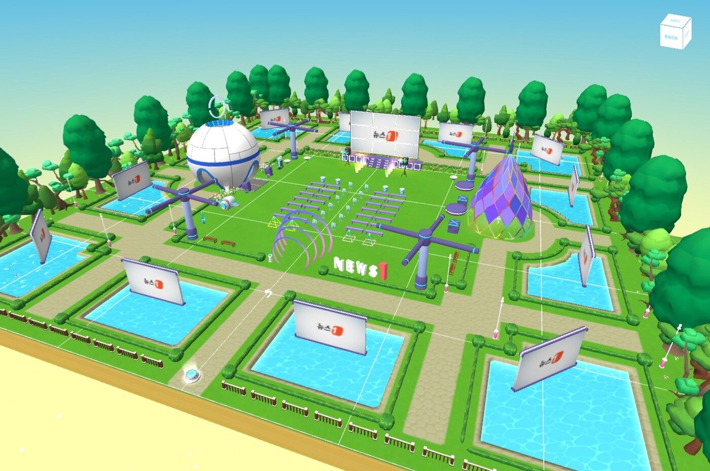 본문 이미지 - 메타버스 플랫폼 제페토 '맵 만들기'ⓒ 뉴스1