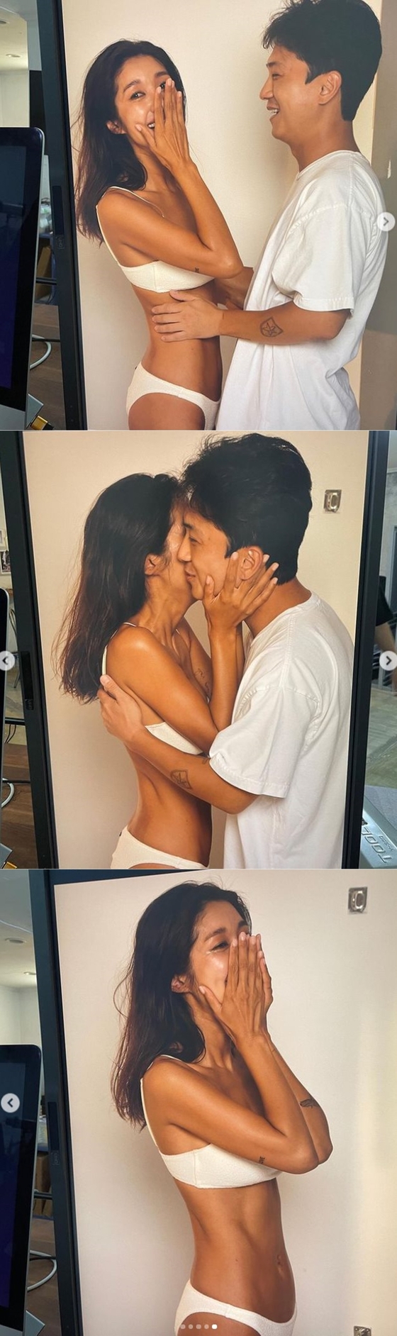 '속옷 차림' 김빈우 남편 꼭 끌어안고 눈물…"시아버지 관람 불가" - Vimarsana News