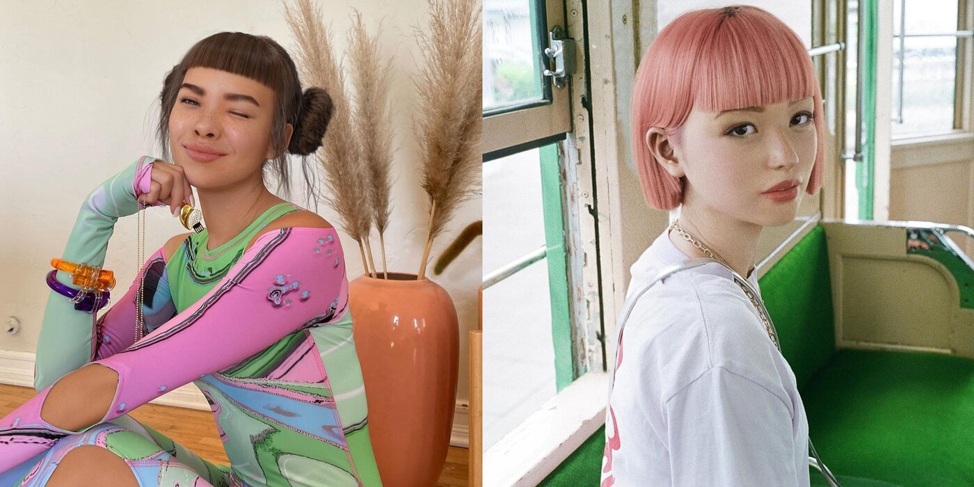 본문 이미지 - 미국의 가상 인간 '릴 미켈라'와 일본의 가상 인간 '이마' (인스타그램 캡처) ⓒ 뉴스1